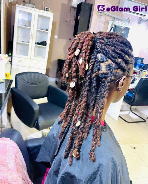 Updo Loc Styles for Medium Hair 