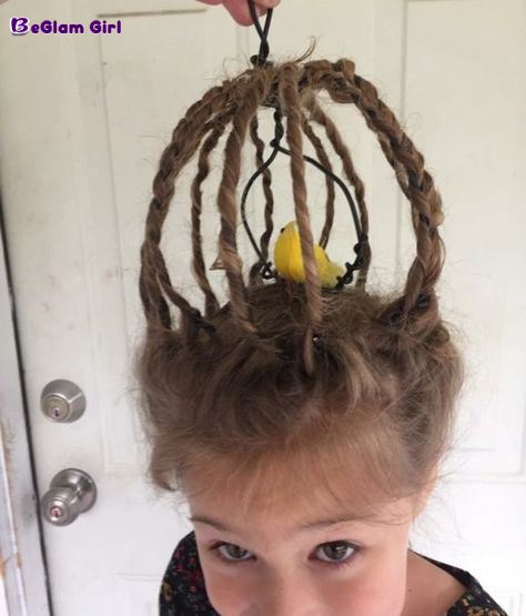 Simple Crazy Hair Day Ideas for Girls