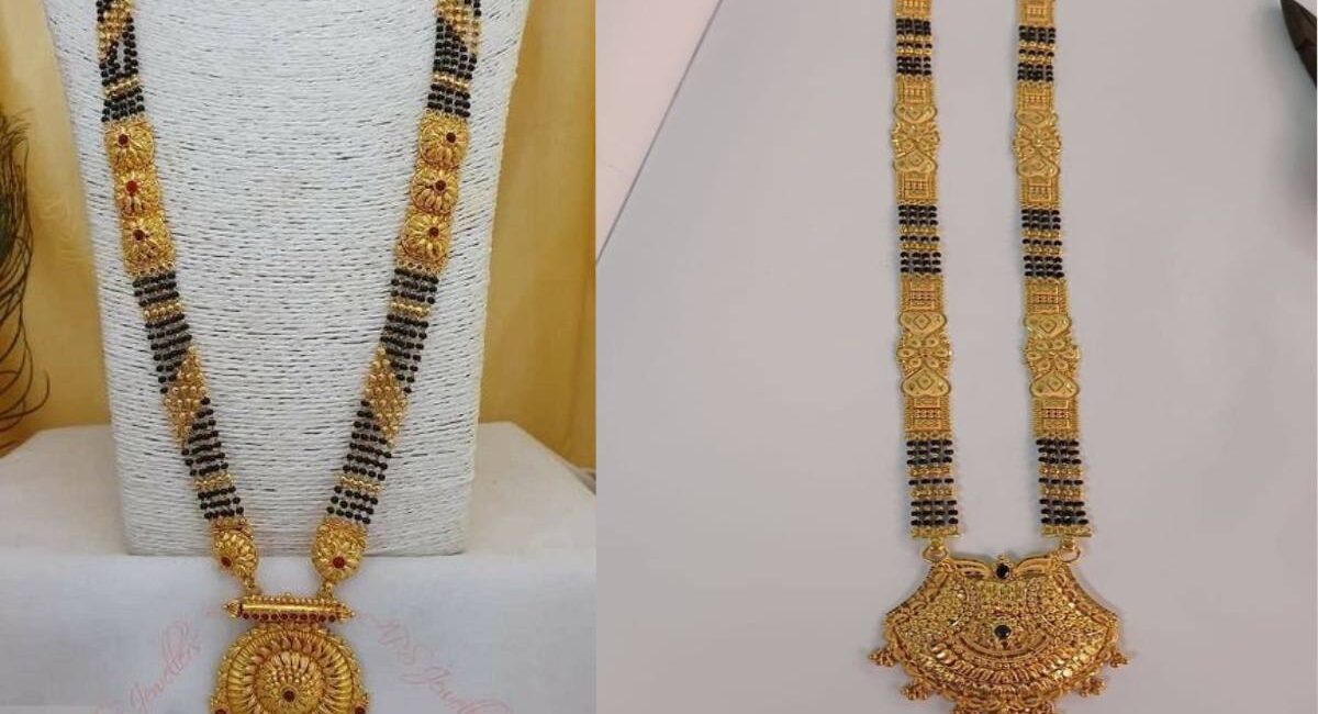 Stunning Long Mangalsutra Designs Gold Latest 2023