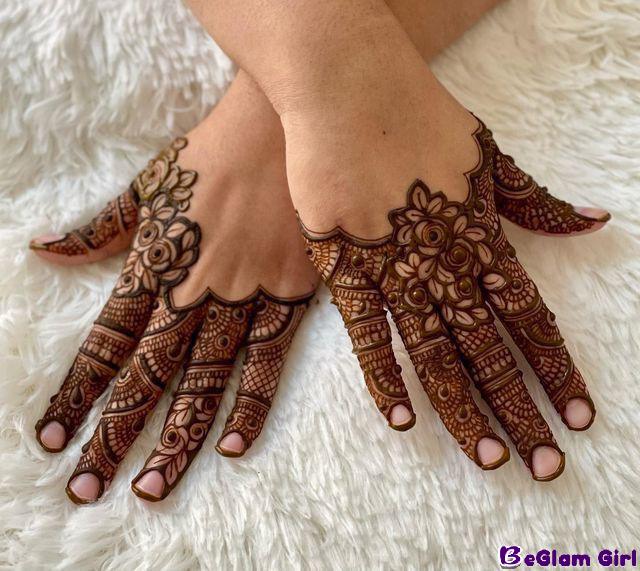 Top Simple Mehndi Design for Back Hand 2022