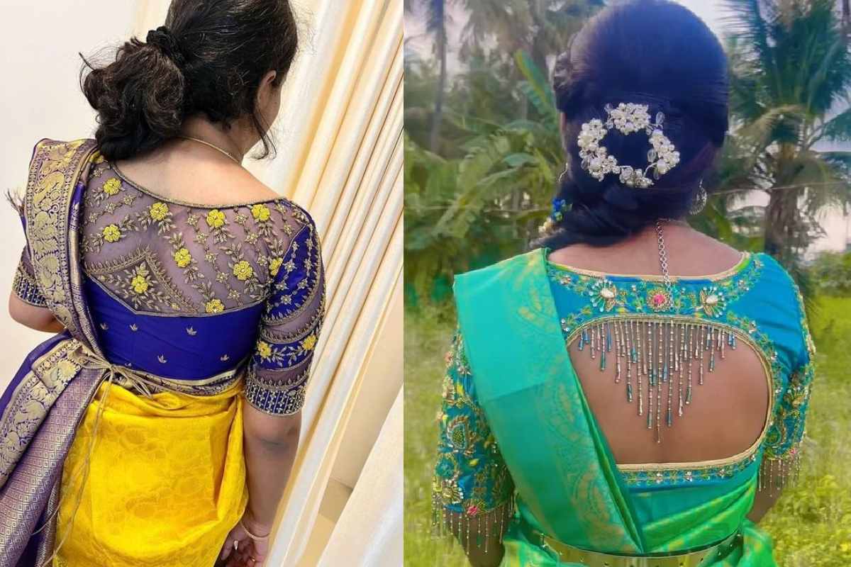 Stunning Wedding Blouse Back Designs for Silk Sarees: 2024 Trends