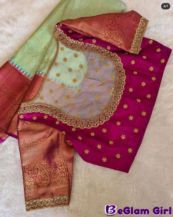 Stunning Wedding Blouse Back Designs for Silk Sarees: 2024 Trends